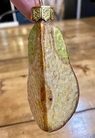 Vtg Pear Ornament
