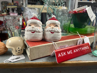 Winking Santa S & P Shaker Set-New