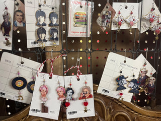 A-HM Lucy & Ethel Ch Fact Earrings-New