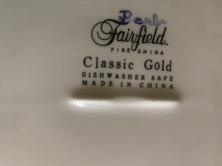 Oval Floral Plate-Fairfield Fine China