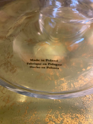 Pierced Glass Pitcher-Made in Poland