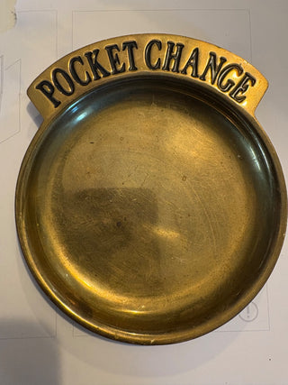 Brass Pocket Change Dish