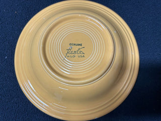 Yellow Rimmed Soup Bowl