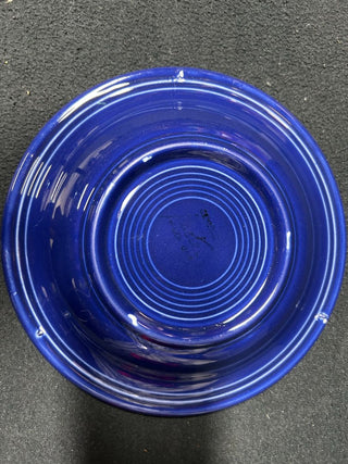 Cobalt Blue Rimmed Soup Bowl Fiestaware
