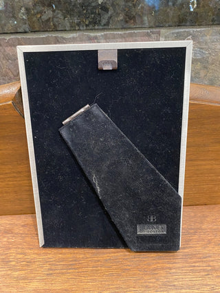 Art Deco Edge Silver Column Frame 5x 7