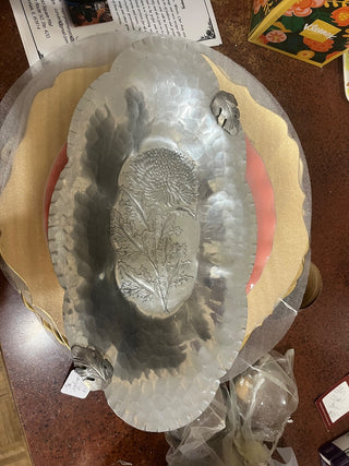 T/NSM 40's Trade Contl. Mark Hammer Alum Tray/Leaf  #572