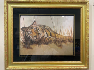 Multi Layered Silk Screen Print Lion