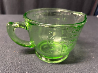 Measuring Cup-Green Depression Glass