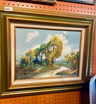 Oil Painting, River Landscape, unsigned