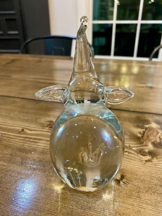 Elephant Blown Glass Paperweight