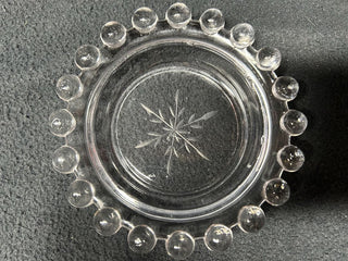 Candlewick Flower Round Ashtray