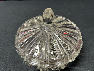 Clear Candy Dish w/lid