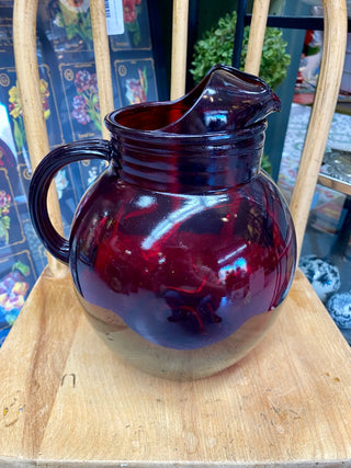 Anchor Hocking Royal Ruby Pitcher