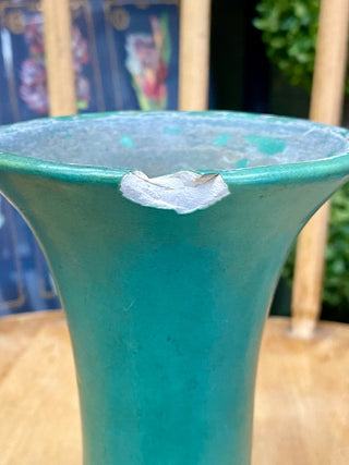 Green Matte Ceramic Vase