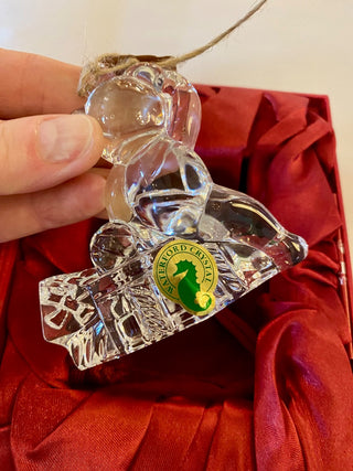 2011 Waterford Crystal Teddy Bear Ornament