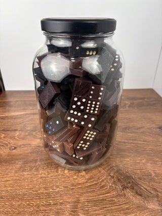 Large Jar of Dominoes
