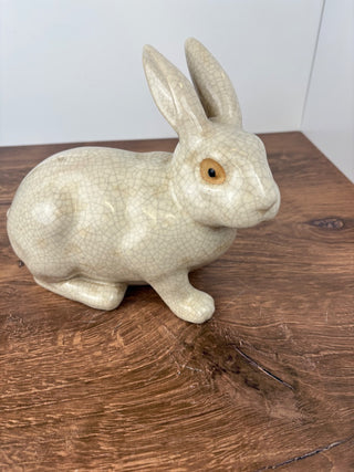 Ceramic Craclkle Glazed Rabbit