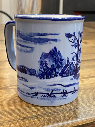 Otagiri Blue Barn Mug