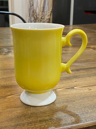 Vintage Yellow Coffee Mug
