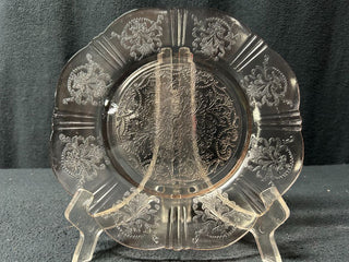 Pink 8-Scalloped Plate-Salad Size