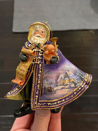 Thomas Kinkade “Warm Holiday Cheer Santa”