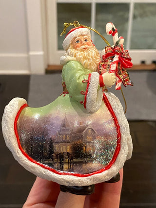 Thomas Kinkade “Sweet Memories of Christmas Santa