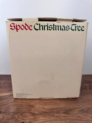 Vintage Spode Christmas Tree Coffee Pot with Acorn Lid