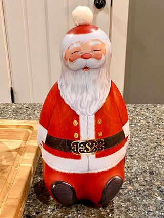 Tin Santa Container