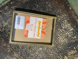 AS IS Small Gold Etched tabletop Photo Frame