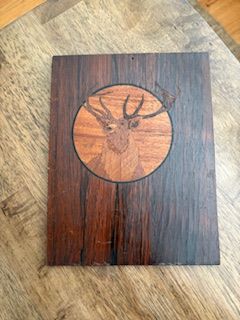 S.C McKnight Wood inlay Buck