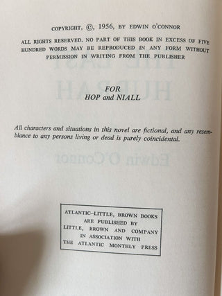 1956 "The Edge of Sadness" & "The Last Hurrah" Combined Hardcover Book
