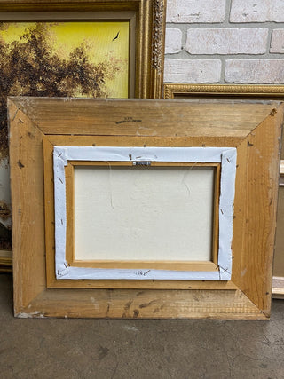 Orange and Amarillo Barrel Basket Roses Oil Painting