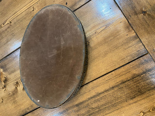 13” Gold Mirrored Vanity Tray