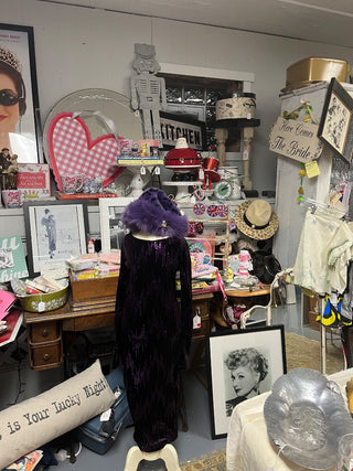 Wild Fox Purple L/S Sequence Dress-SM-New