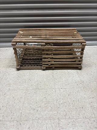 Old Wood & Rope Lobster Trap