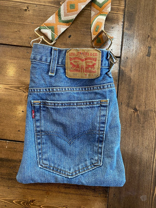 Levi Denim Crossbody Purse