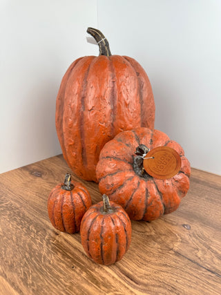 14” Orange Tall Pumpkin