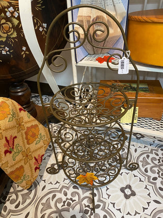 3 Tier Metal Dessert Stand