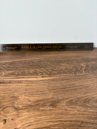 Old Advertisement Ruler