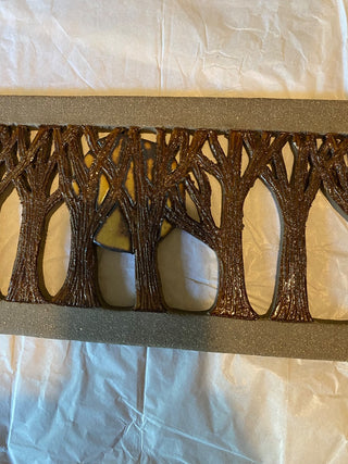Pottery Trees Wall Art - signed by Christopher
