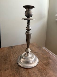 Vintage Pewter Candlestick