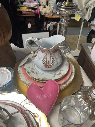 Pink Valentine's Hearts + Note Spot-New