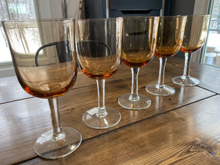 Yellow Wine Goblets (5)