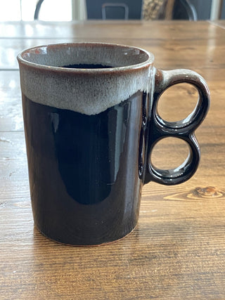 9pc Two Finger Japanese Drip Glazed Mugs