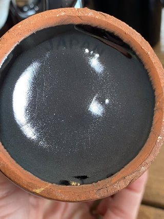 9pc Two Finger Japanese Drip Glazed Mugs