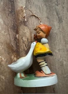 Hummel style made in Hong Kong Girl with Geese