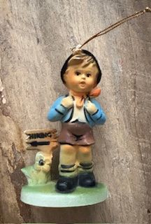Hummel Style made in Hong Kong Hiking boy ornament