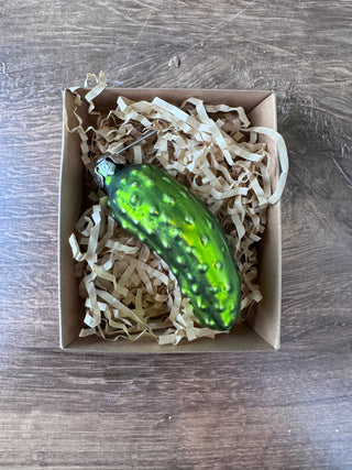 3.5” Pickle Ornament in Gift Box