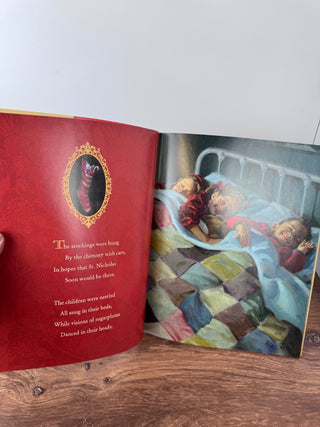 The Night Before Christmas Book with Illustrations by Tom Browning