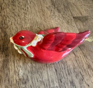 Fitz and Floyd Cardinal Ornament 2006